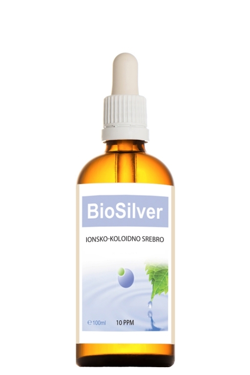 Biosilver glass dropper - 100 ml